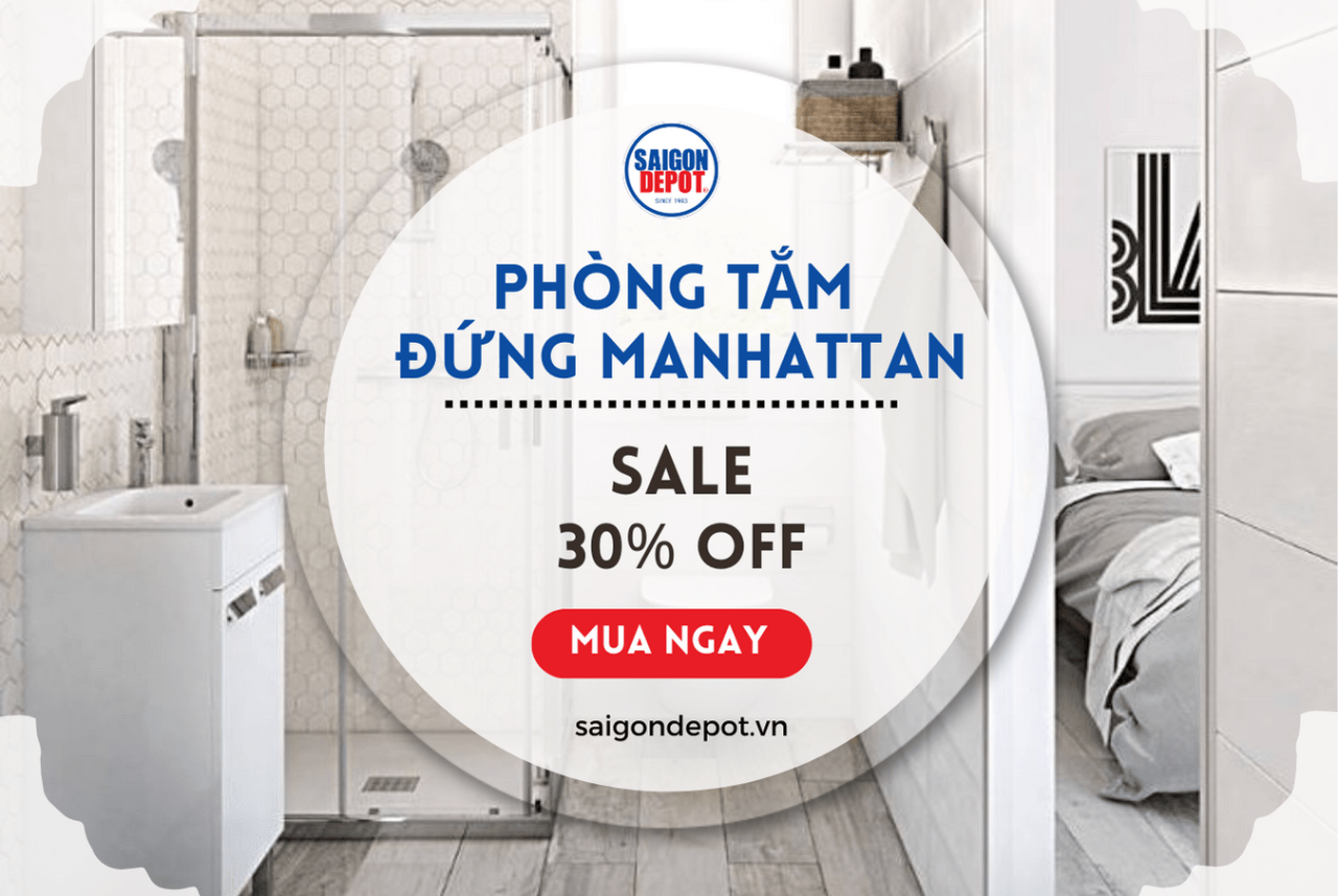 Ảnh bìa bài viết phòng tắm đứng Manhattan